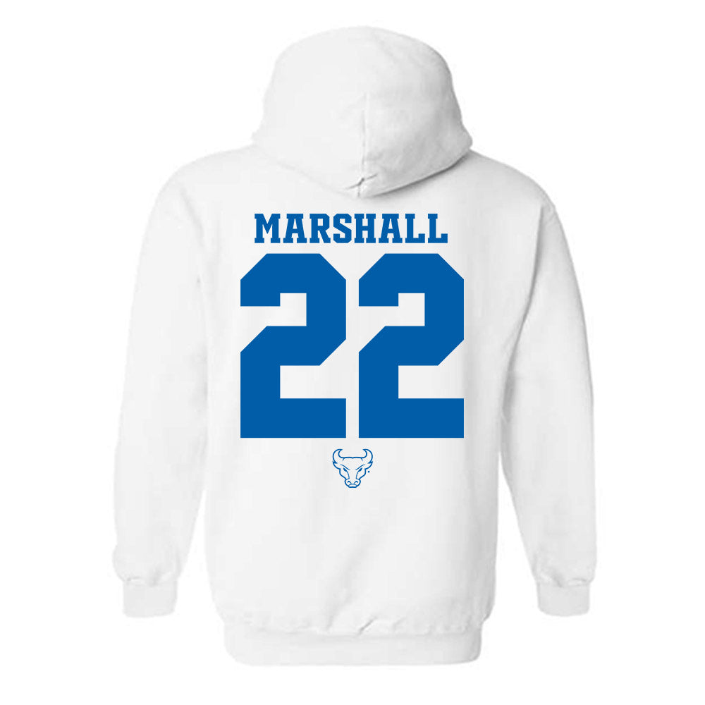 Buffalo - NCAA Women's Basketball : Jadeah Marshall - Classic Shersey Hooded Sweatshirt-1