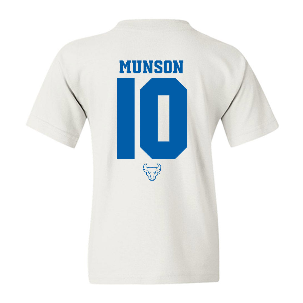 Buffalo - NCAA Football : Jamiere Munson - Classic Shersey Youth T-Shirt-1