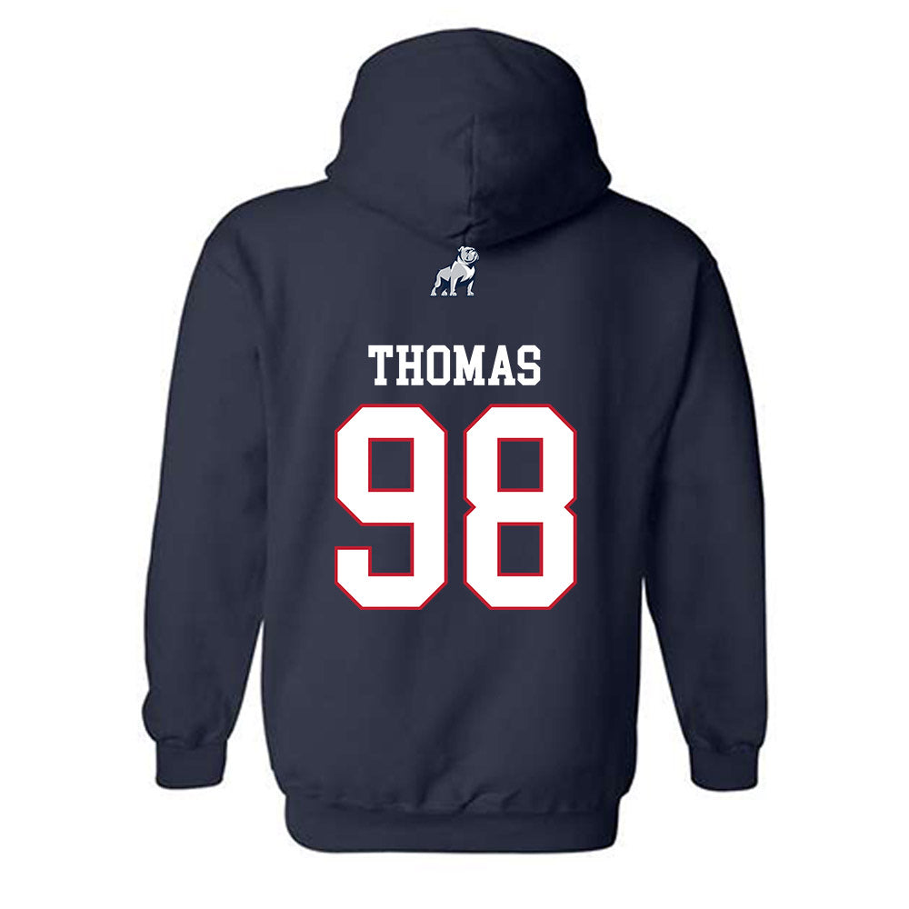 Samford - NCAA Football : Dezmon Thomas - Classic Shersey Hooded Sweatshirt-1