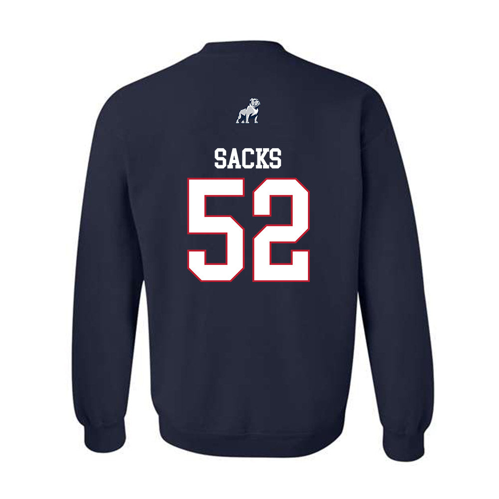 Samford - NCAA Football : Owen Sacks - Classic Shersey Crewneck Sweatshirt-1
