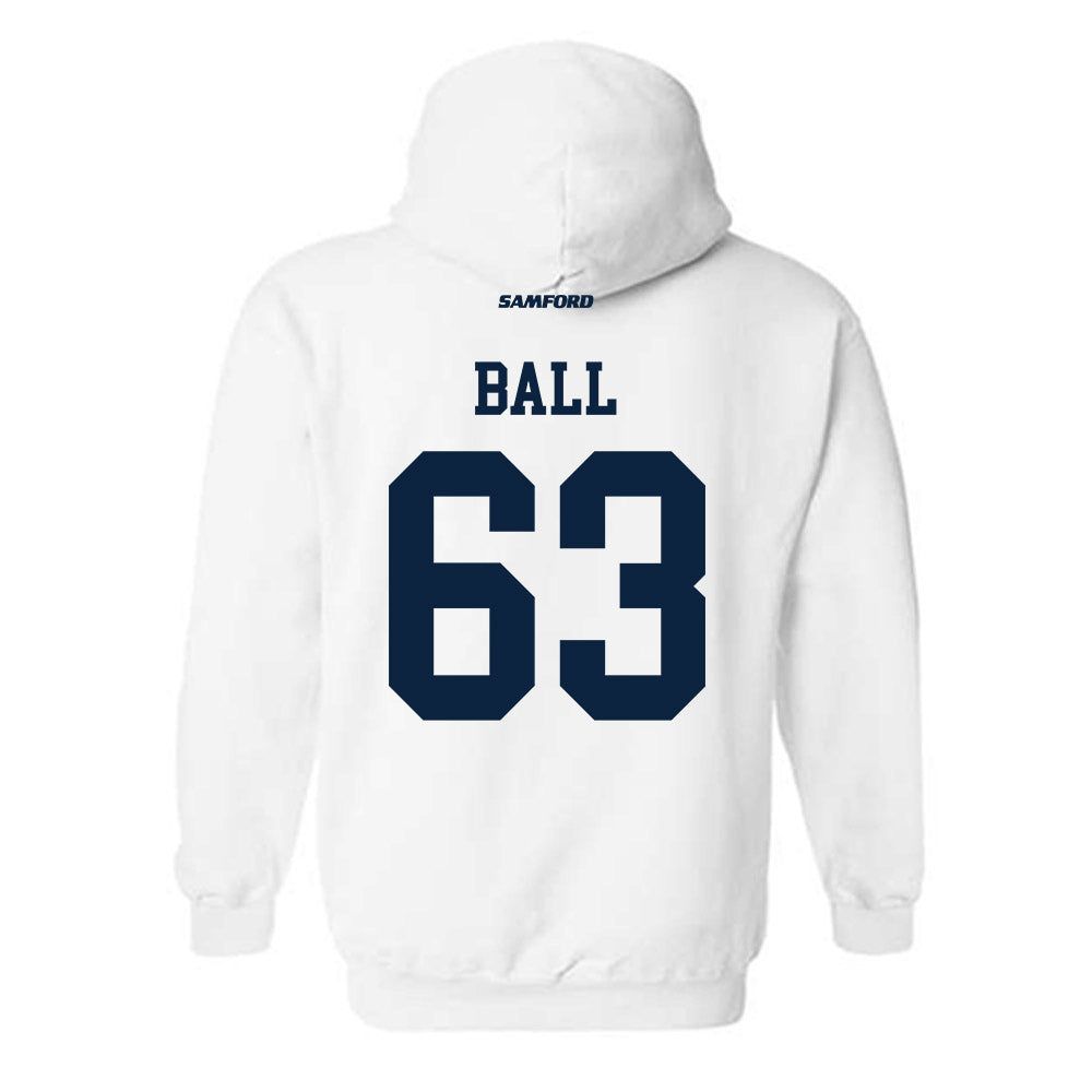 Samford - NCAA Football : Beau Ball - Classic Shersey Hooded Sweatshirt-1