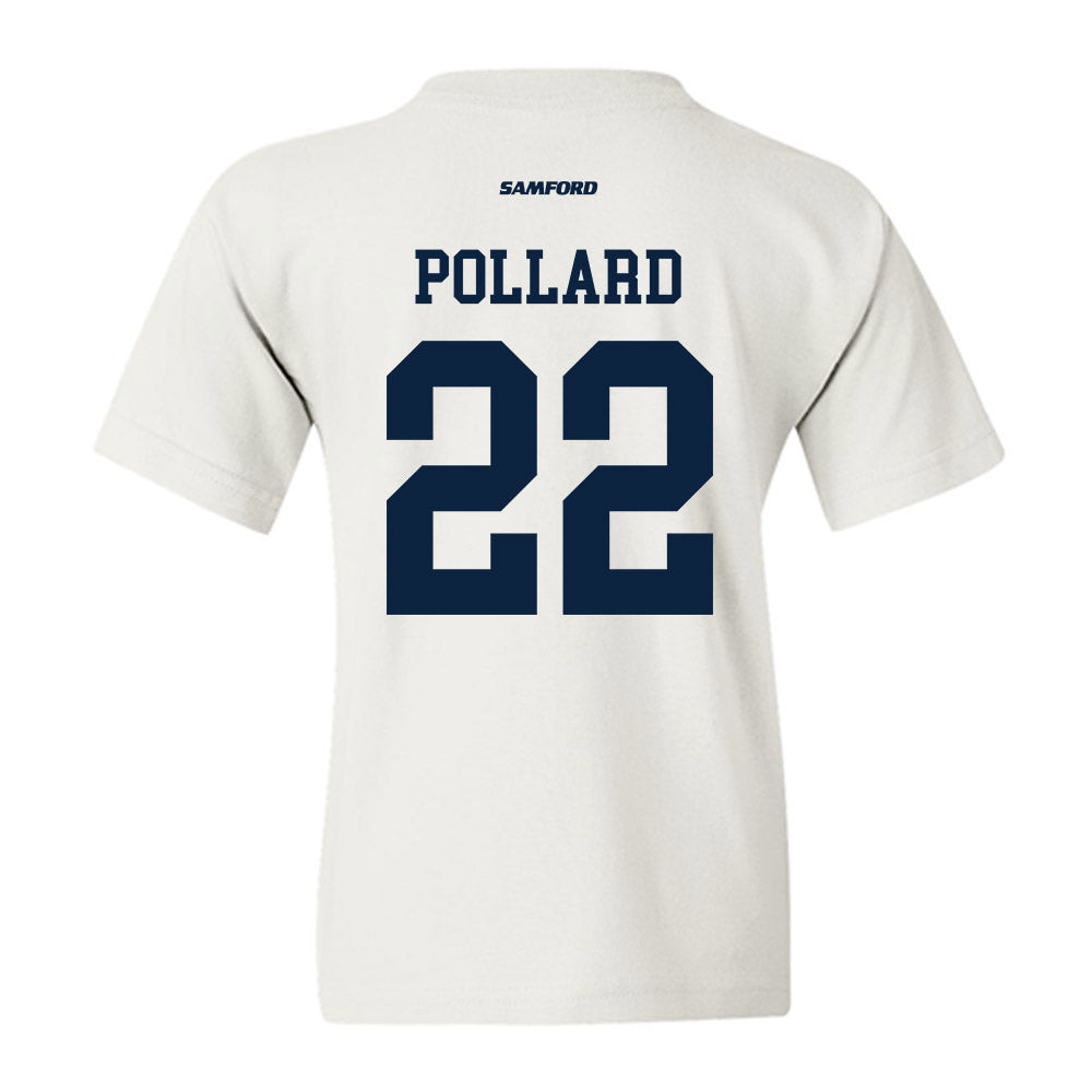 Samford - NCAA Men's Basketball : Jaxon Pollard - Youth T-Shirt-1