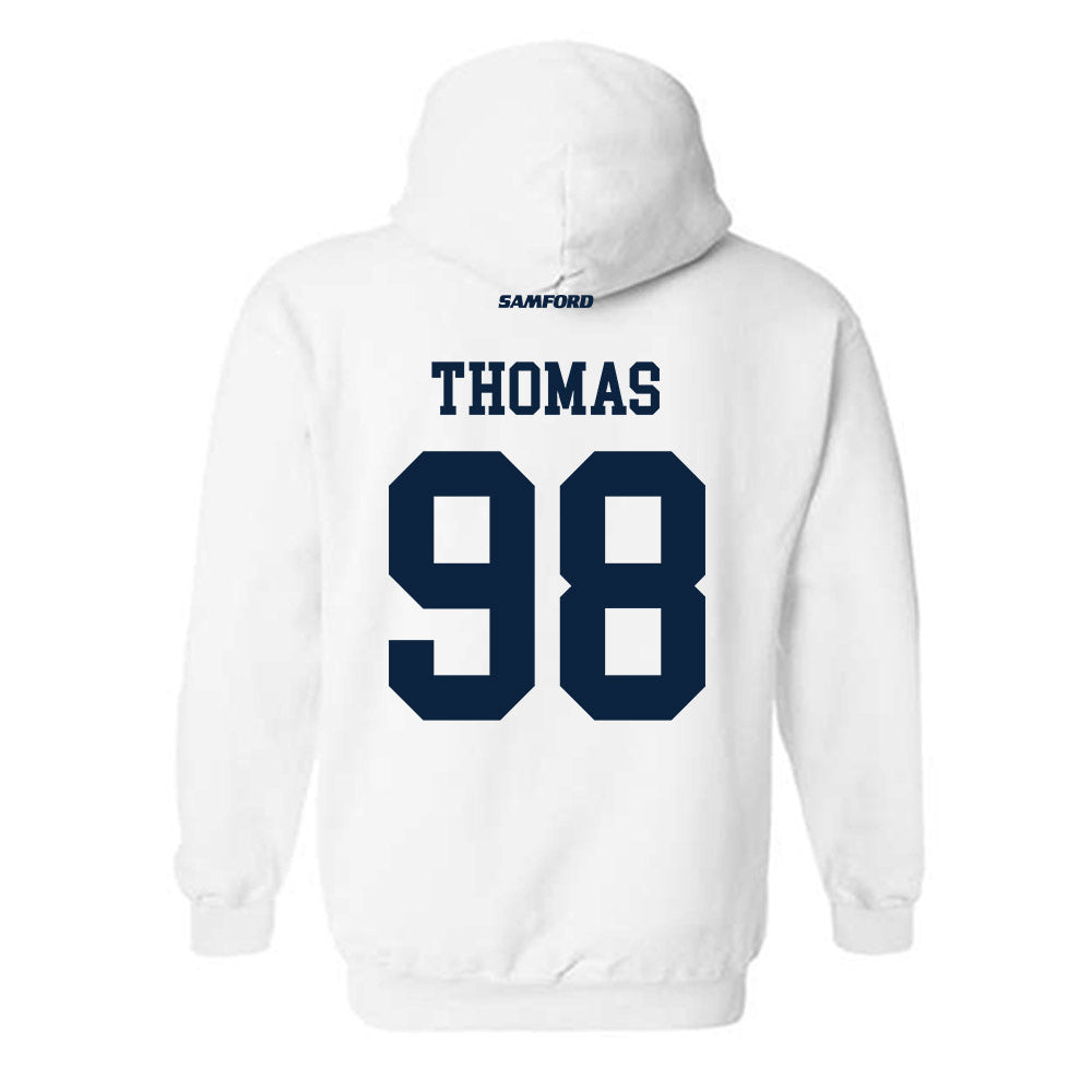 Samford - NCAA Football : Dezmon Thomas - Classic Shersey Hooded Sweatshirt-1