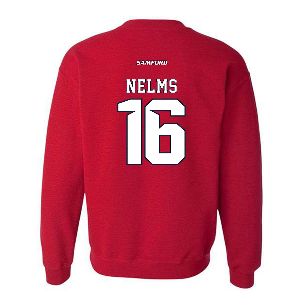 Samford - NCAA Baseball : Easton Nelms - Crewneck Sweatshirt-1
