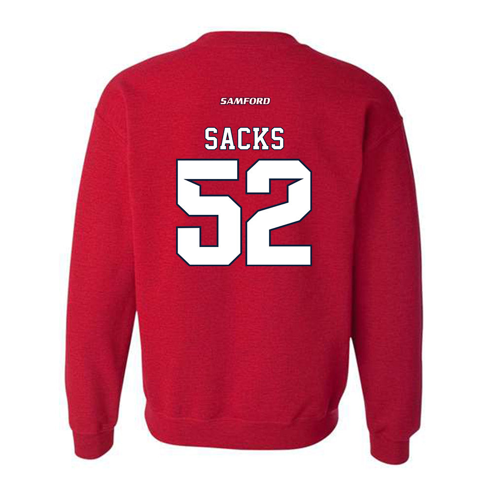 Samford - NCAA Football : Owen Sacks - Classic Shersey Crewneck Sweatshirt-1