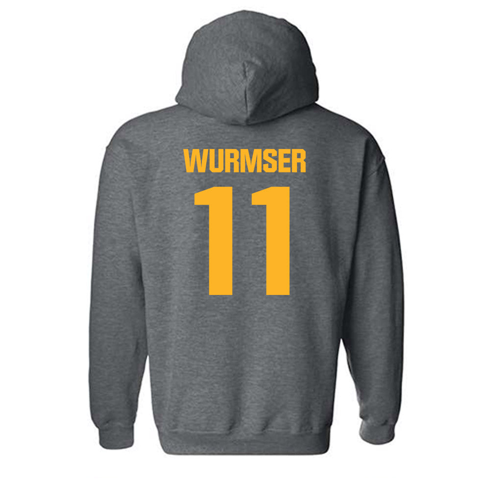 MCLA - NCAA Women's Ice Hockey : Isabelle Wurmser - Classic Shersey Hooded Sweatshirt-1