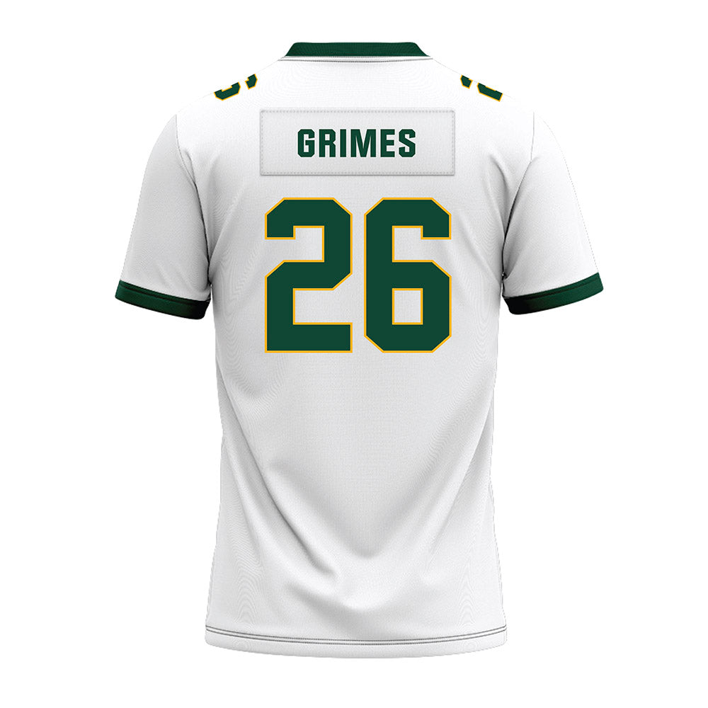 Baylor - NCAA Football : Garrison Grimes - White Premium Football Jersey
