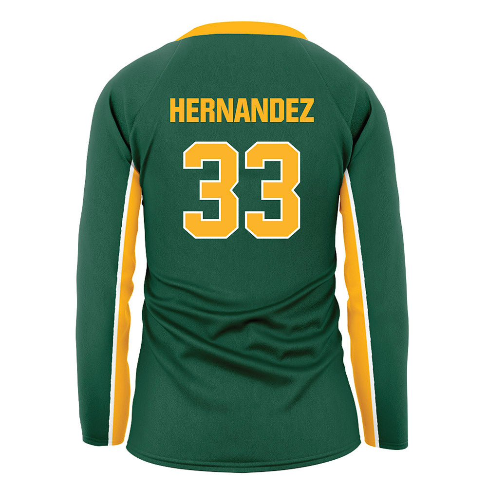 Baylor - NCAA Women's Volleyball : Jules Hernandez - Green Volleyball Jersey-1