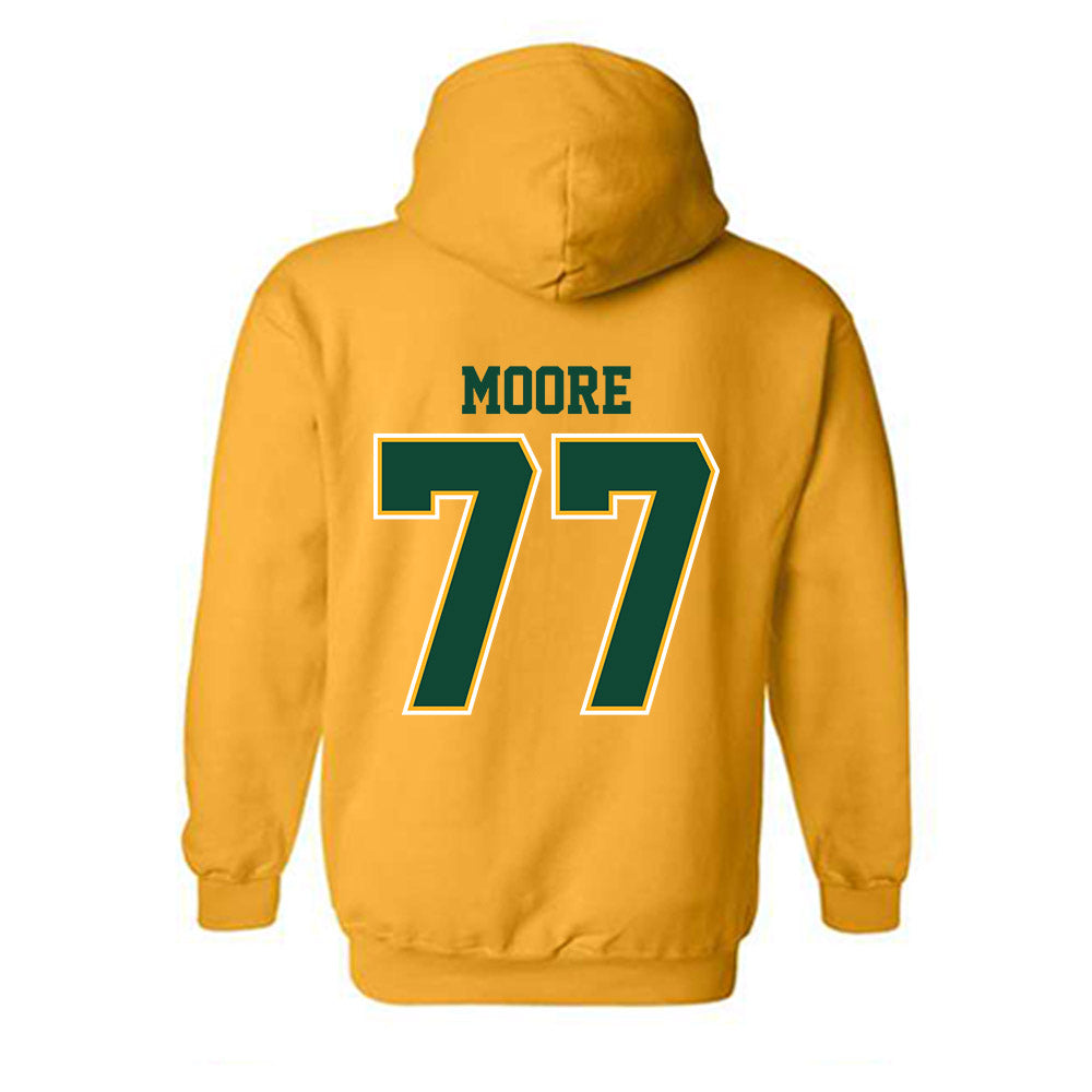 Baylor - NCAA Football : Logan Moore - Classic Shersey Hooded Sweatshirt-1
