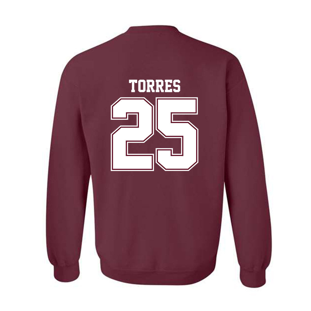 AAMU - NCAA Baseball : Antonio Torres - Classic Shersey Crewneck Sweatshirt-1