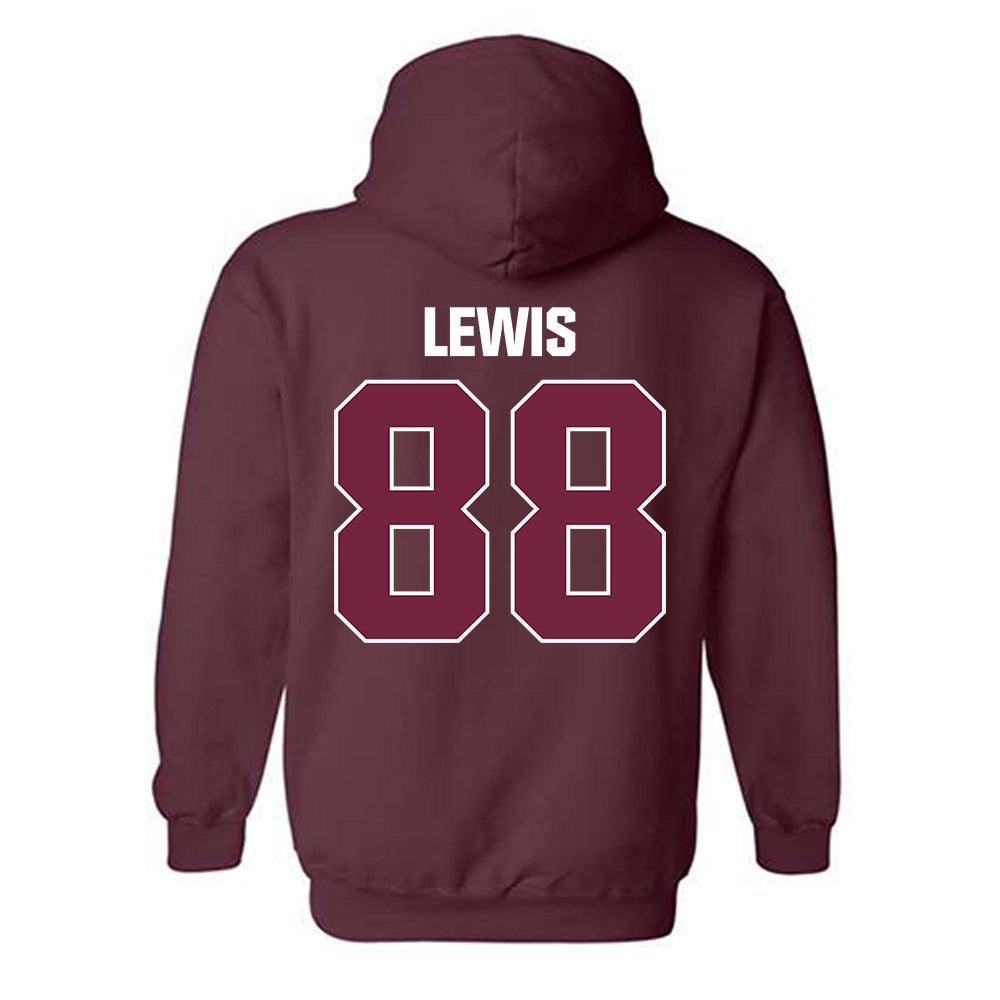 SIU Carbondale - NCAA Football : Kaden Lewis - Classic Shersey Hooded Sweatshirt-1