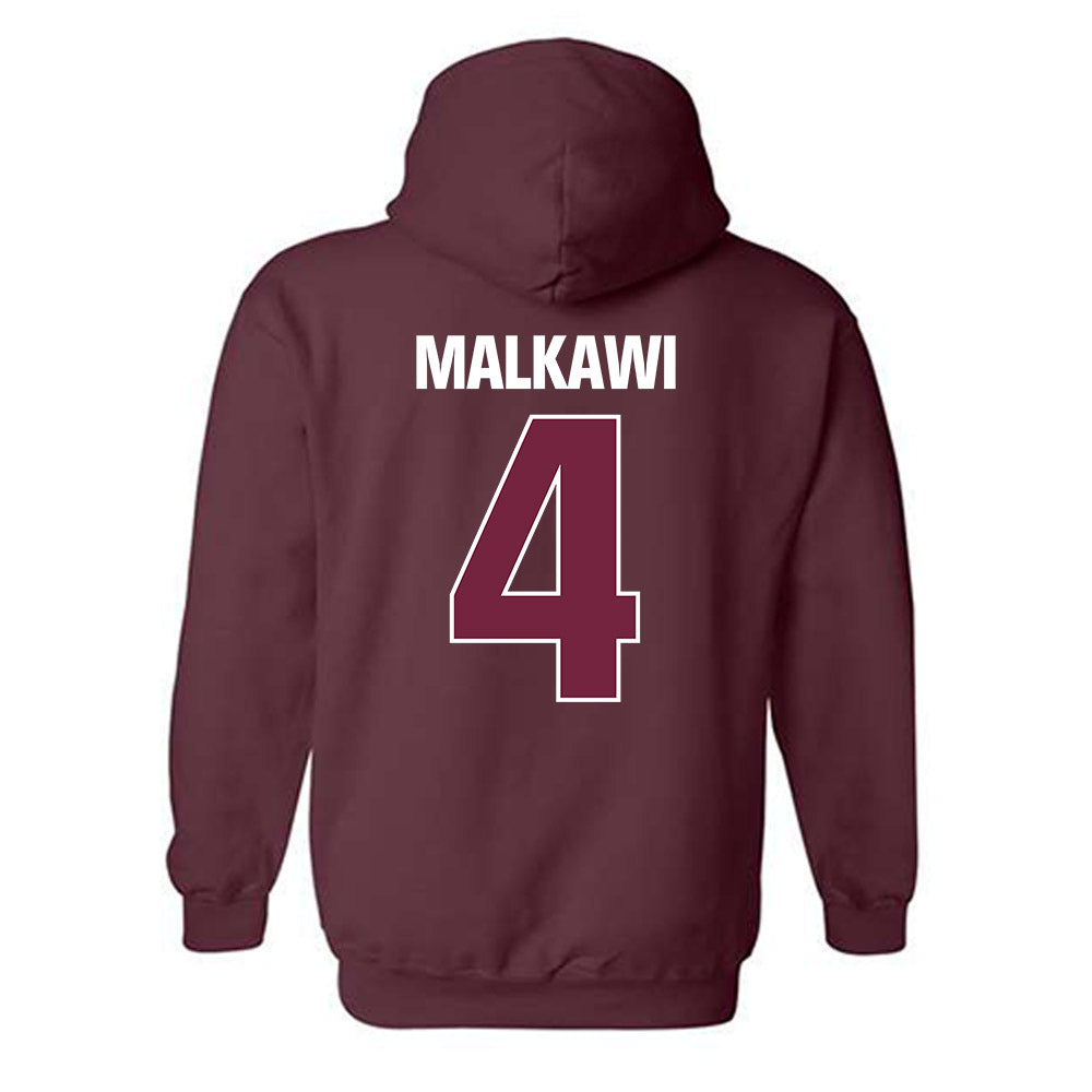 SIU Carbondale - NCAA Women's Basketball : Hiba Malkawi - Classic Shersey Hooded Sweatshirt-1