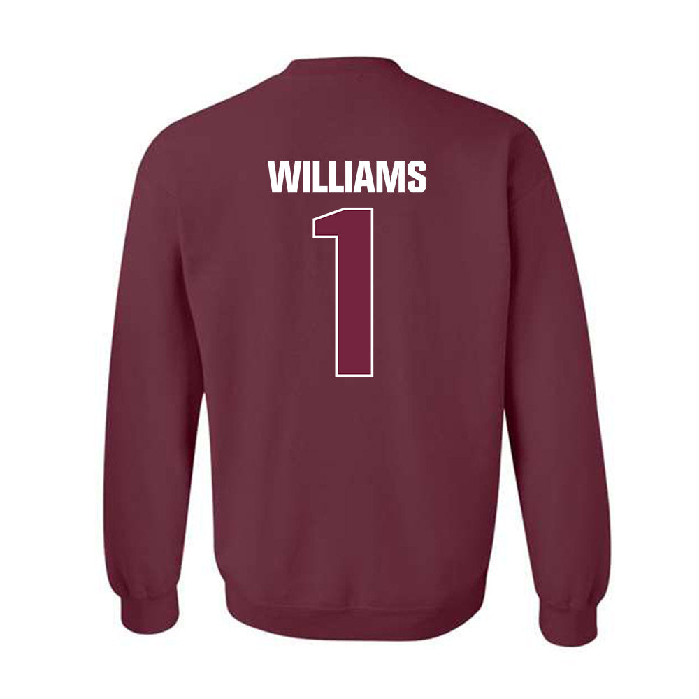 SIU Carbondale - NCAA Football : DJ Williams - Classic Shersey Crewneck Sweatshirt-1