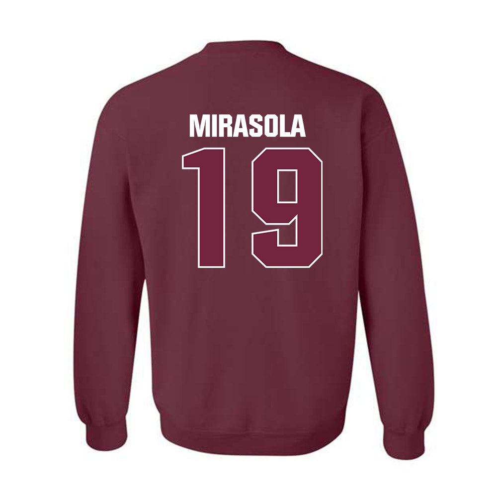 SIU Carbondale - NCAA Football : Jc Mirasola - Classic Shersey Crewneck Sweatshirt-1