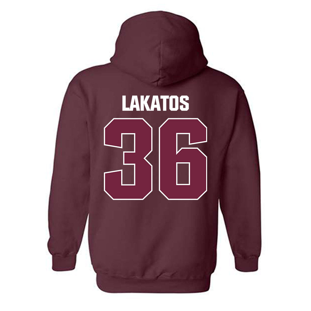 SIU Carbondale - NCAA Football : Clayton Lakatos - Classic Shersey Hooded Sweatshirt-1