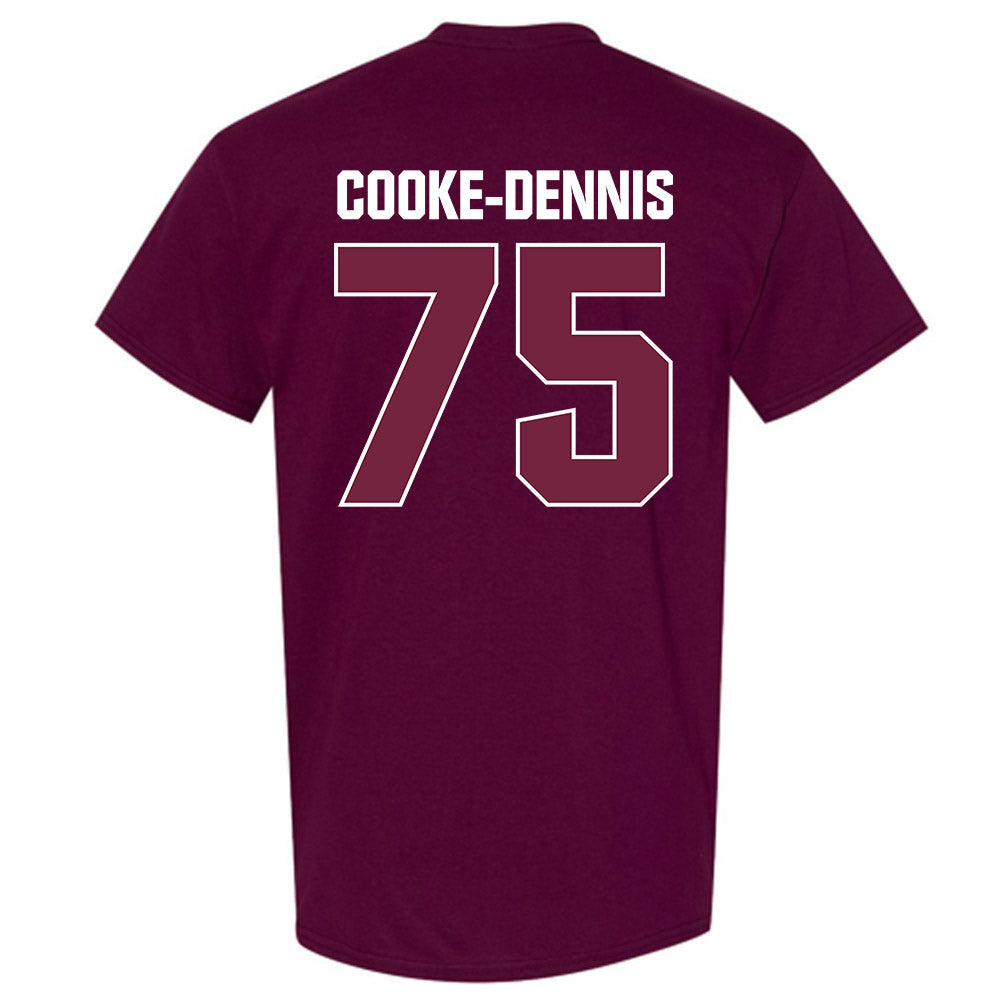 SIU Carbondale - NCAA Football : Tristan Cooke-Dennis - Classic Shersey T-Shirt-1