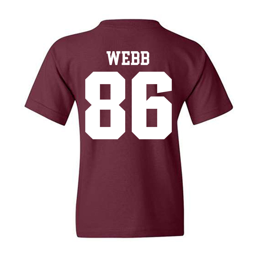 SIU Carbondale - NCAA Football : Jack Webb - Classic Shersey Youth T-Shirt-1