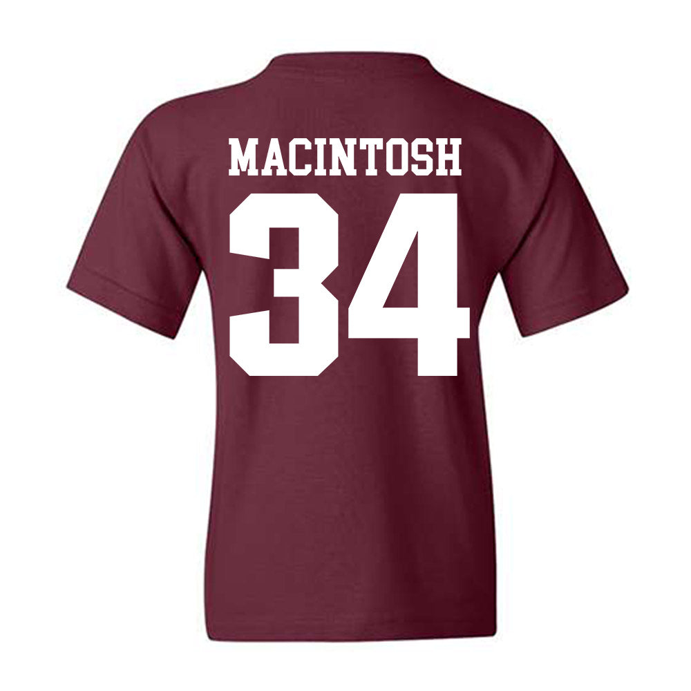 SIU Carbondale - NCAA Baseball : Jack MacIntosh - Classic Shersey Youth T-Shirt-1