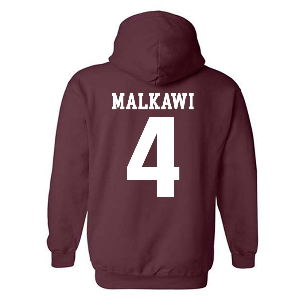 SIU Carbondale - NCAA Women's Basketball : Hiba Malkawi - Classic Shersey Hooded Sweatshirt-1