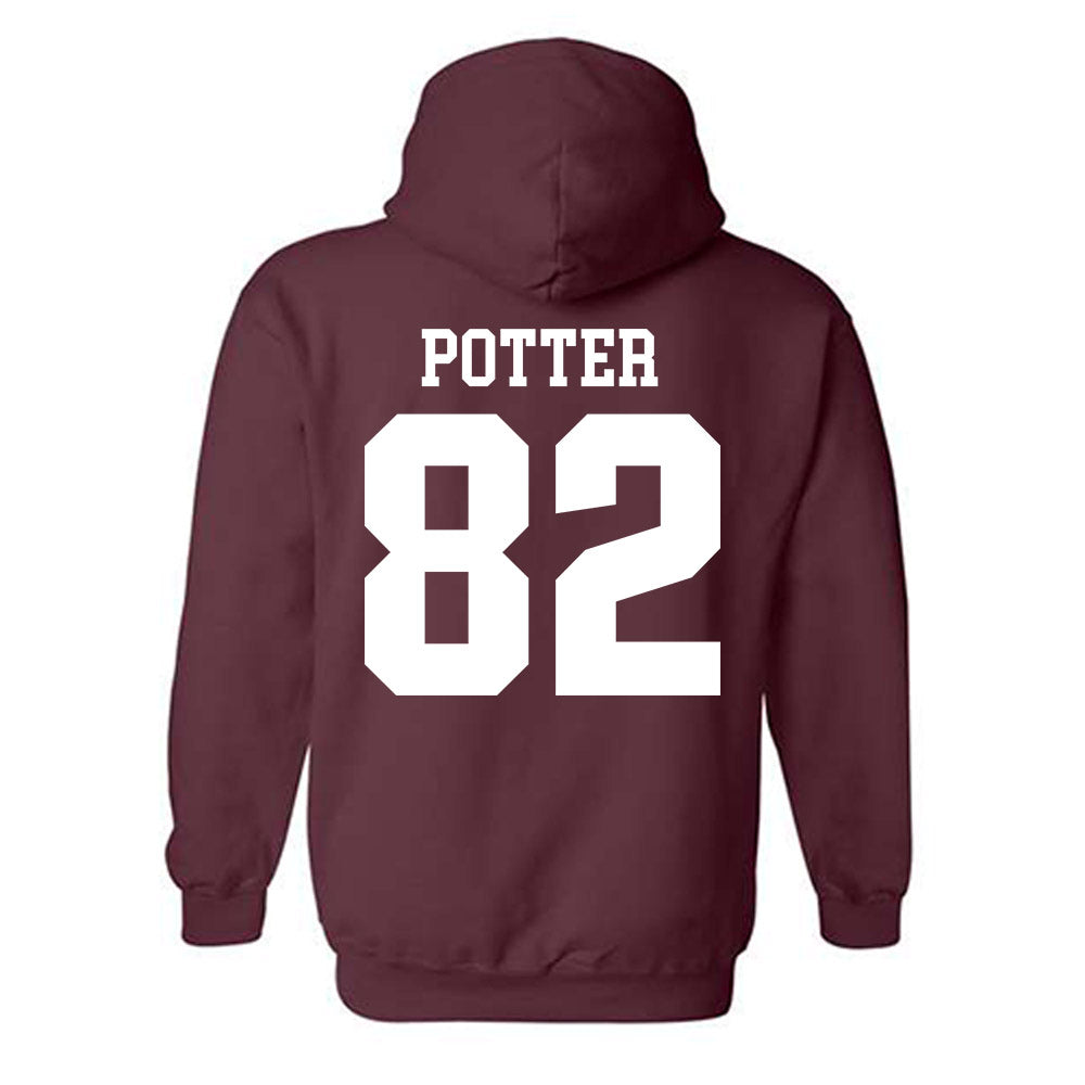 SIU Carbondale - NCAA Football : Chris Potter - Classic Shersey Hooded Sweatshirt-1