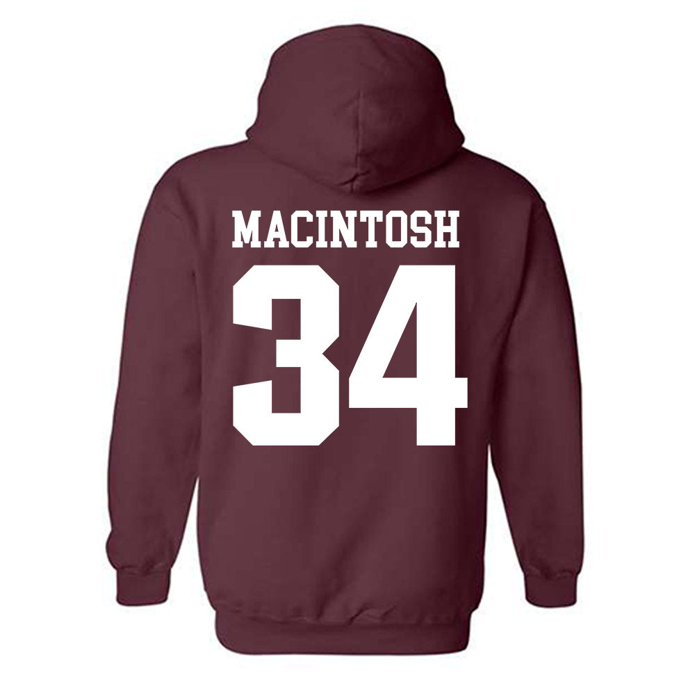SIU Carbondale - NCAA Baseball : Jack MacIntosh - Classic Shersey Hooded Sweatshirt-1