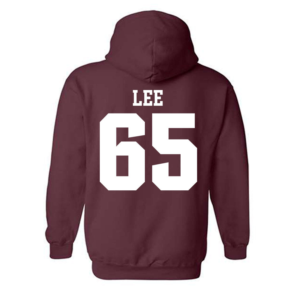 SIU Carbondale - NCAA Football : Owen Lee - Classic Shersey Hooded Sweatshirt-1