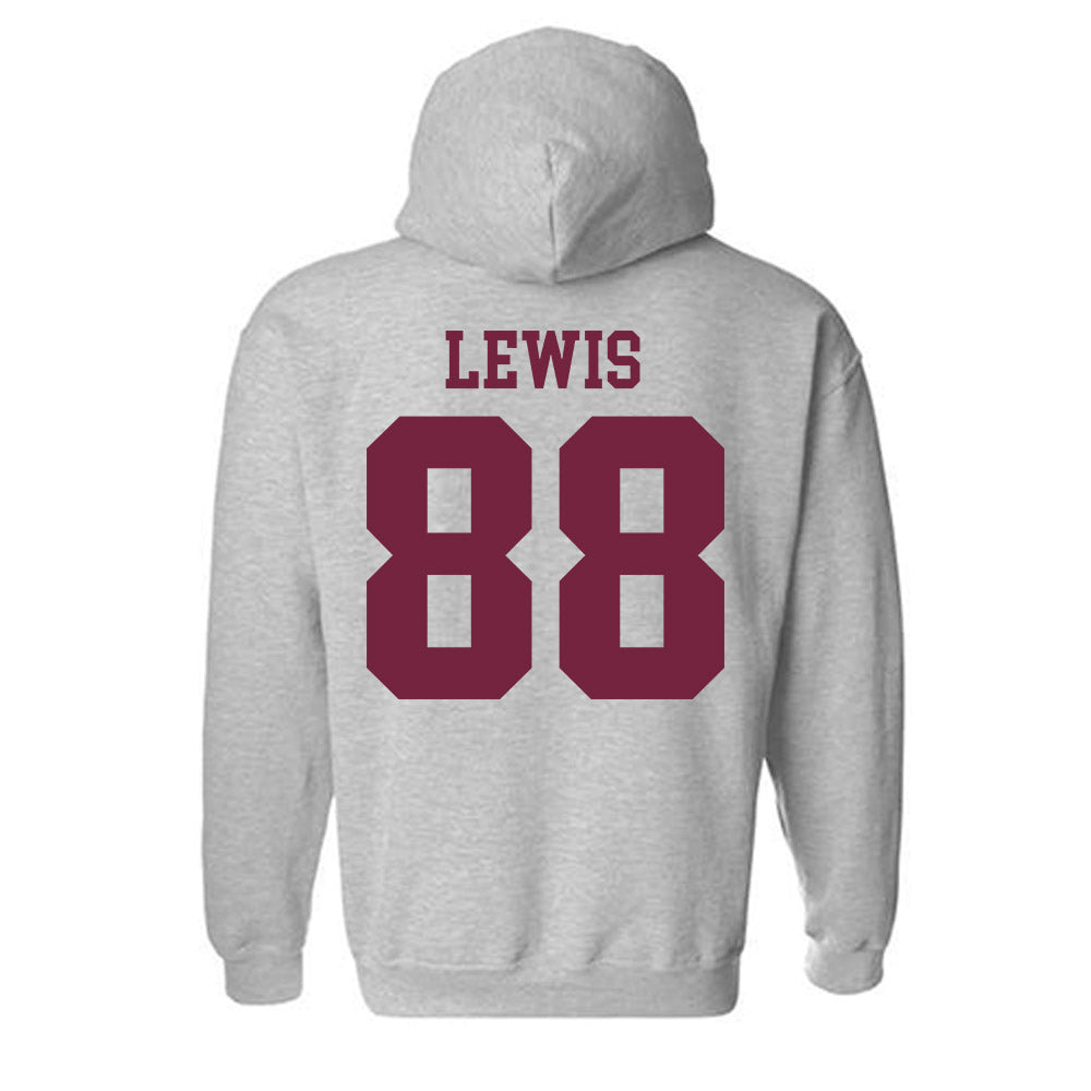 SIU Carbondale - NCAA Football : Kaden Lewis - Classic Shersey Hooded Sweatshirt-1