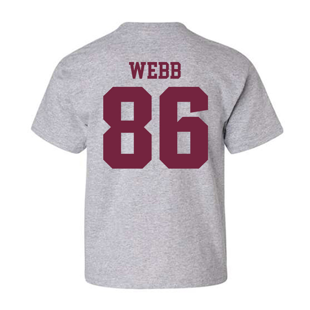 SIU Carbondale - NCAA Football : Jack Webb - Classic Shersey Youth T-Shirt-1