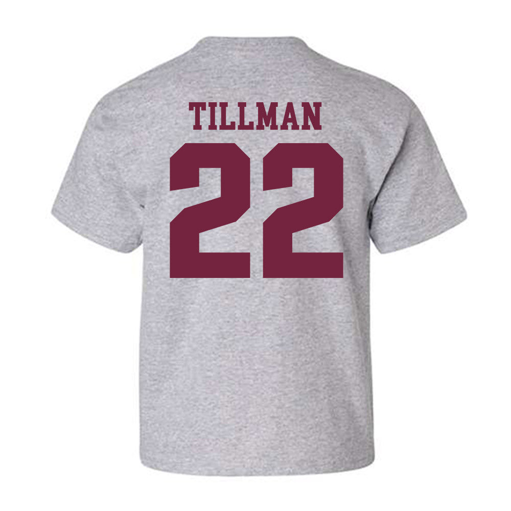 SIU Carbondale - NCAA Football : Joshua Tillman - Classic Shersey Youth T-Shirt-1
