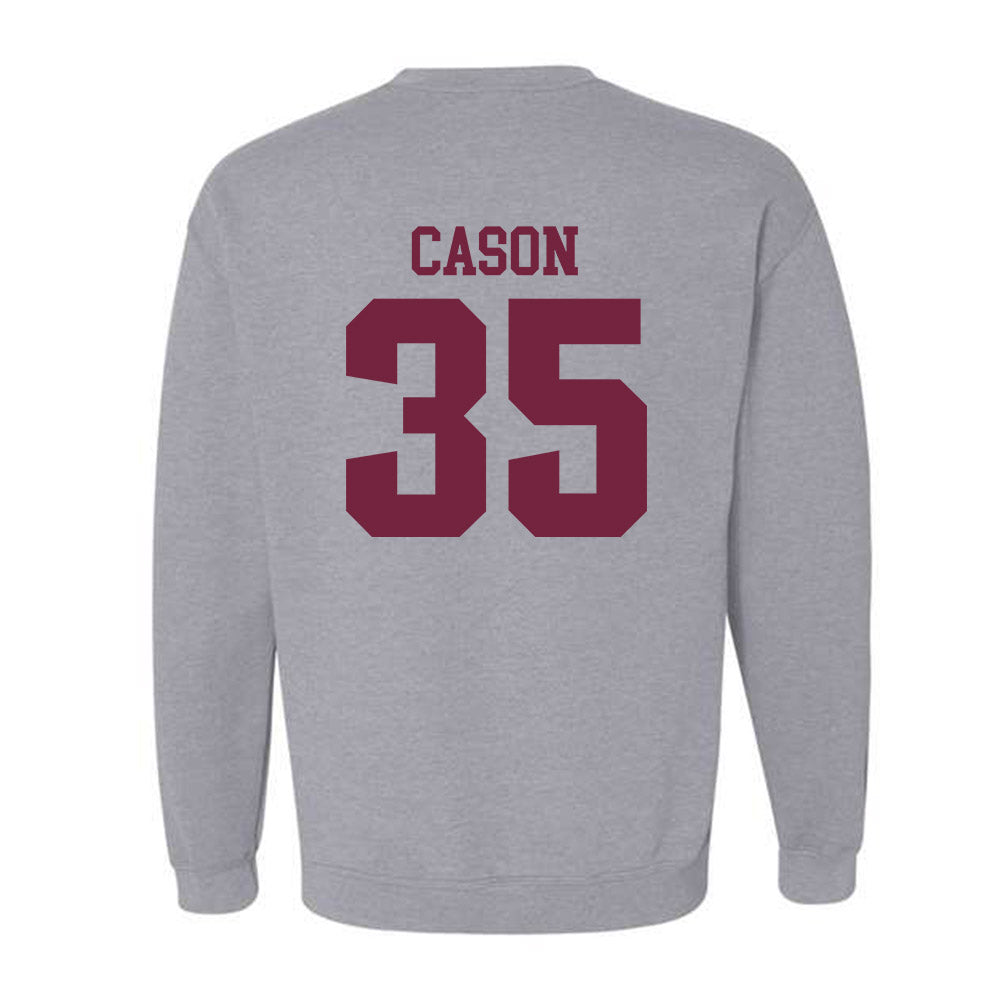 SIU Carbondale - NCAA Football : Cameron Cason - Classic Shersey Crewneck Sweatshirt-1
