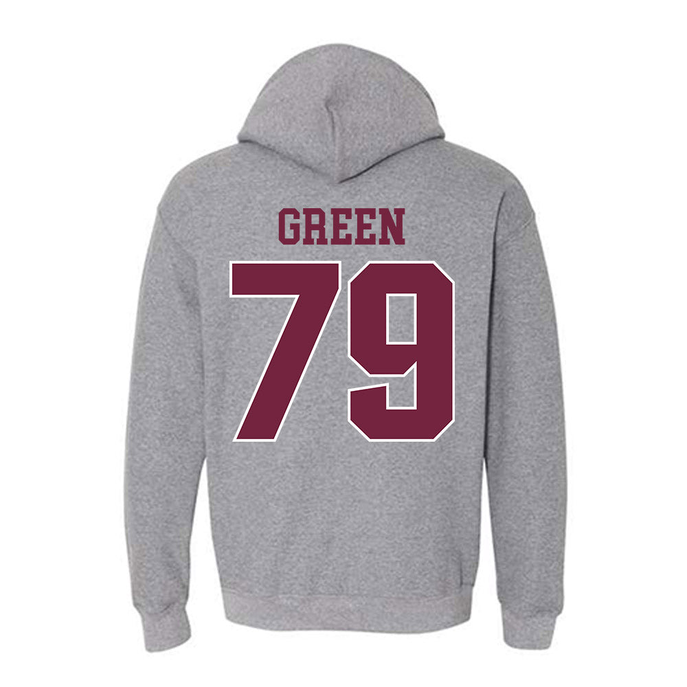 SIU Carbondale - NCAA Football : Donte Green - Classic Shersey Hooded Sweatshirt-1