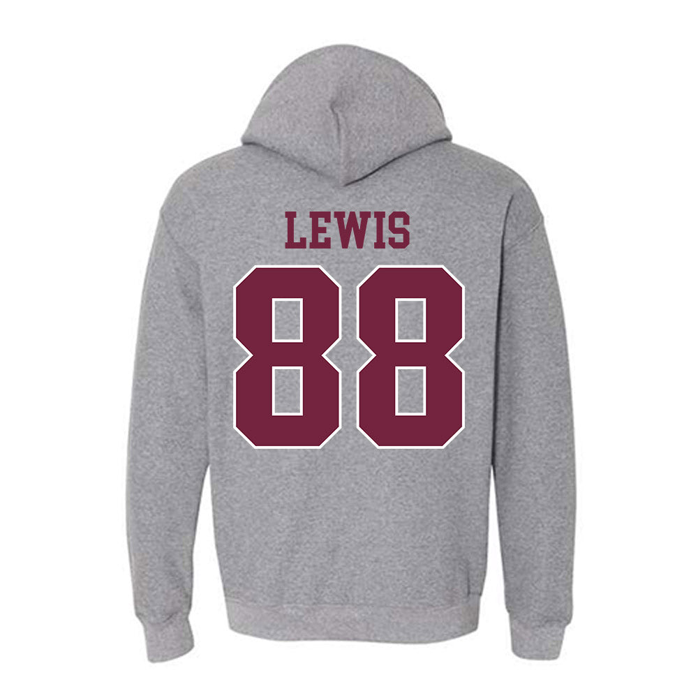 SIU Carbondale - NCAA Football : Kaden Lewis - Classic Shersey Hooded Sweatshirt-1