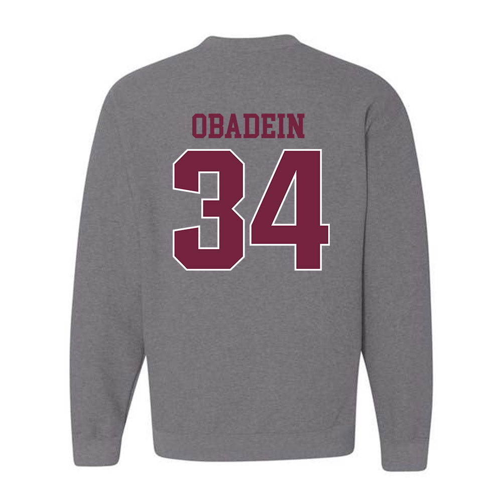SIU Carbondale - NCAA Football : David Obadein - Classic Shersey Crewneck Sweatshirt-1