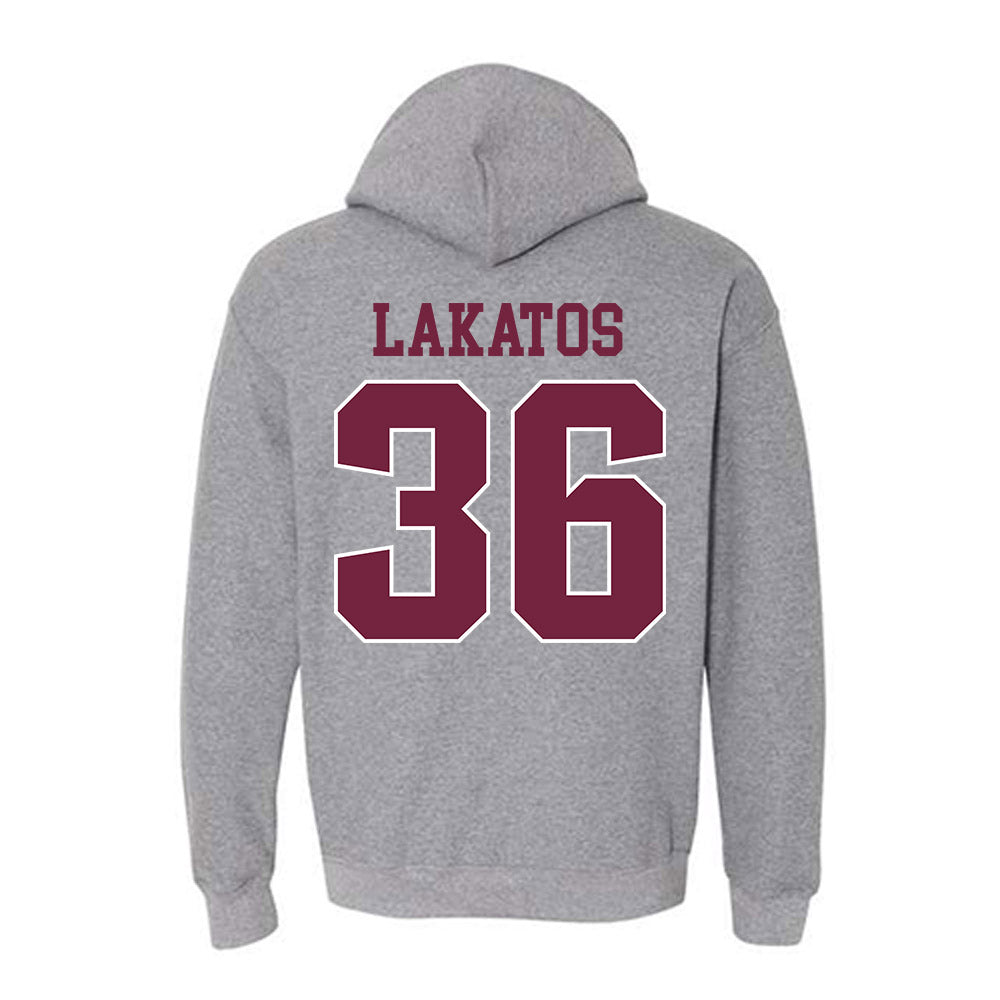 SIU Carbondale - NCAA Football : Clayton Lakatos - Classic Shersey Hooded Sweatshirt-1