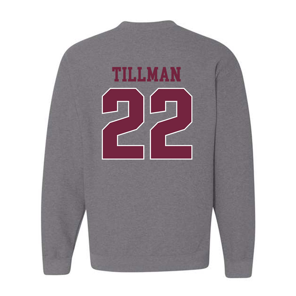 SIU Carbondale - NCAA Football : Joshua Tillman - Classic Shersey Crewneck Sweatshirt-1