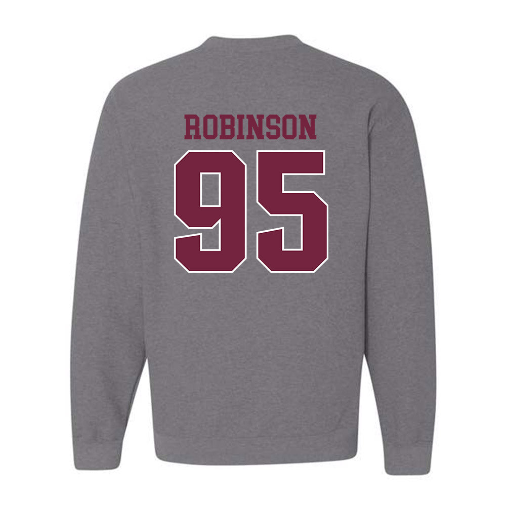 SIU Carbondale - NCAA Football : Caillou Robinson - Classic Shersey Crewneck Sweatshirt-1