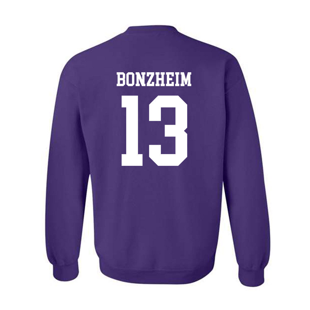 SFA - NCAA Women's Soccer : Brianne Bonzheim - Classic Shersey Crewneck Sweatshirt-1