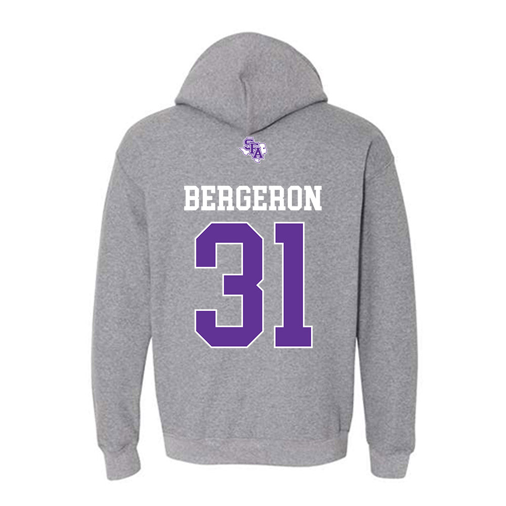 SFA - NCAA Baseball : Nate Bergeron - Hooded Sweatshirt-1