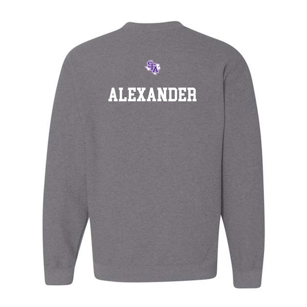 SFA - NCAA Women's Track & Field : Naomi Alexander - Crewneck Sweatshirt-1