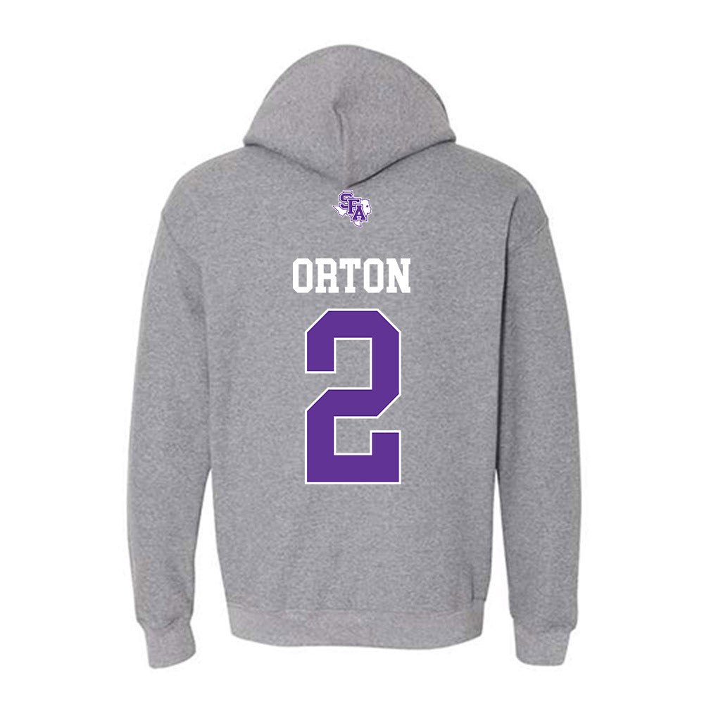 SFA - NCAA Women's Volleyball : izzy orton - Hooded Sweatshirt-1