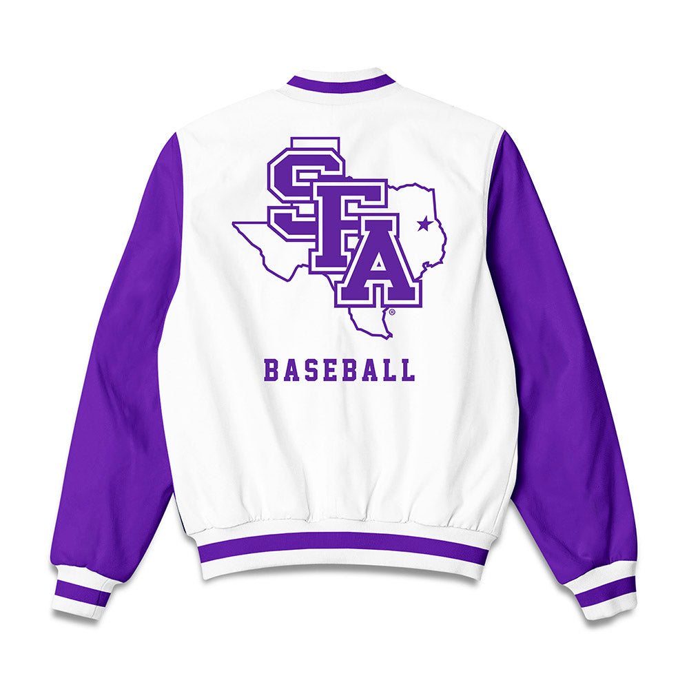SFA - NCAA Baseball : Reid Bowyer - Bomber Jacket-1