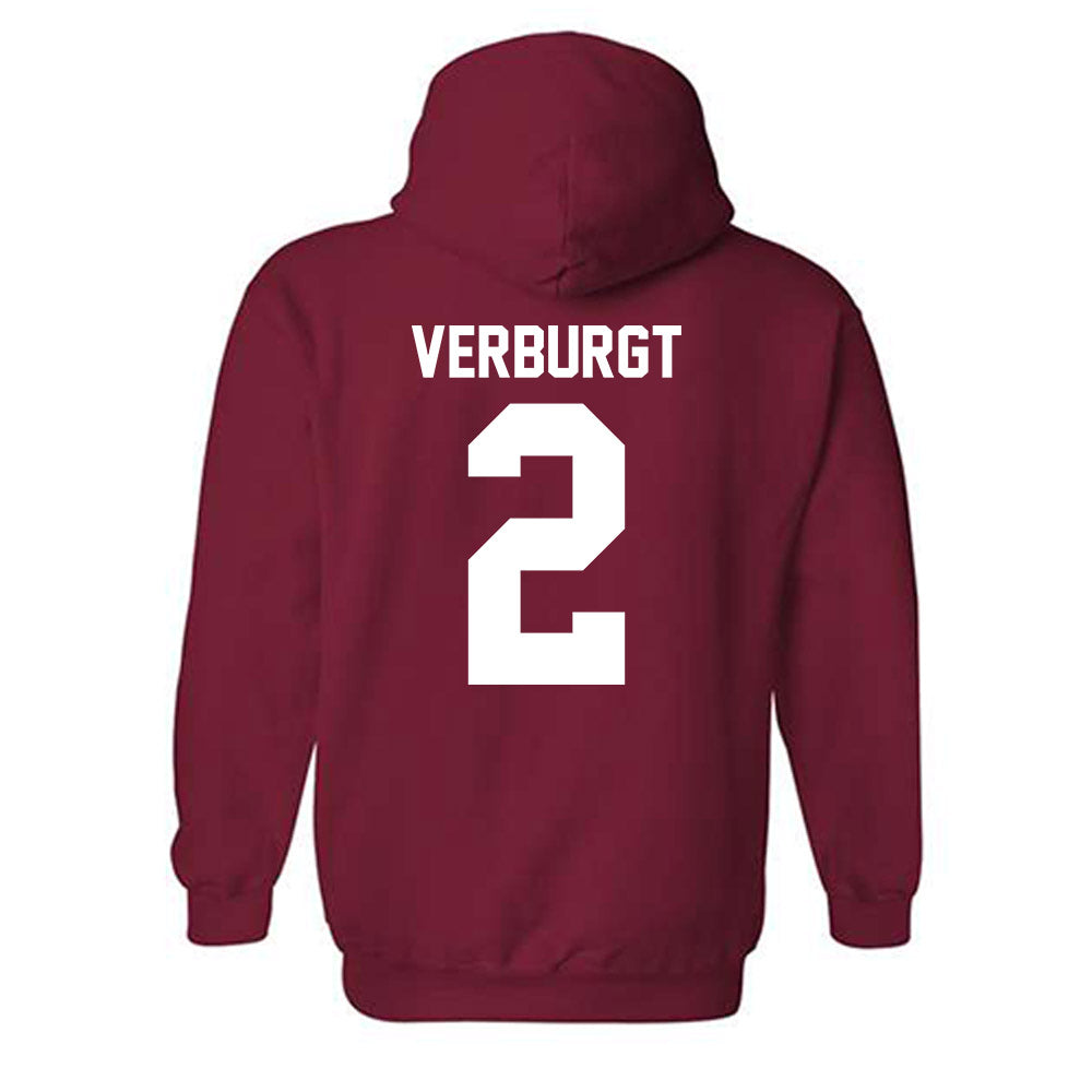 Ball State - NCAA Women's Basketball : Zhen Verburgt - Classic Shersey Hooded Sweatshirt-1