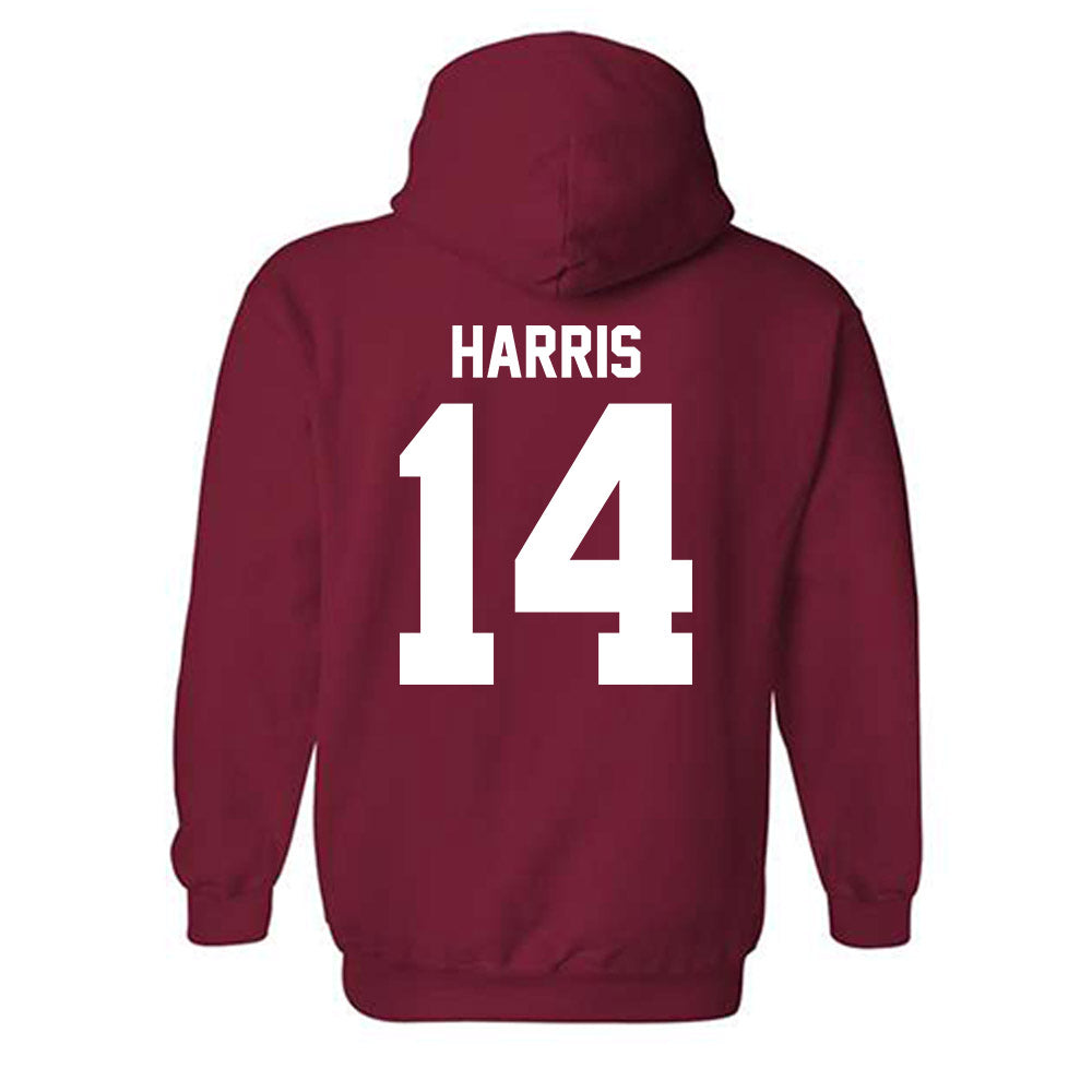 Ball State - NCAA Men's Volleyball : Jason Harris - Classic Shersey Hooded Sweatshirt-1