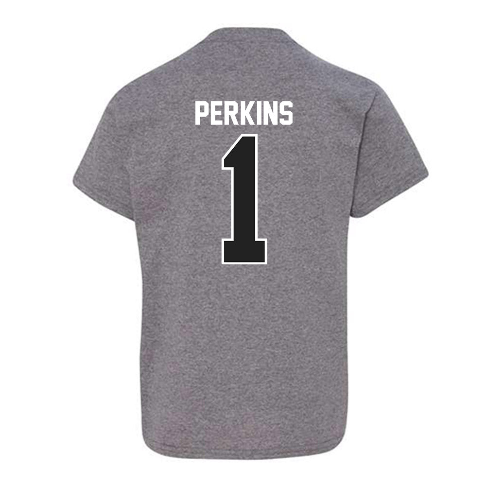 Ball State - NCAA Baseball : Maalik Perkins - Youth T-Shirt-1