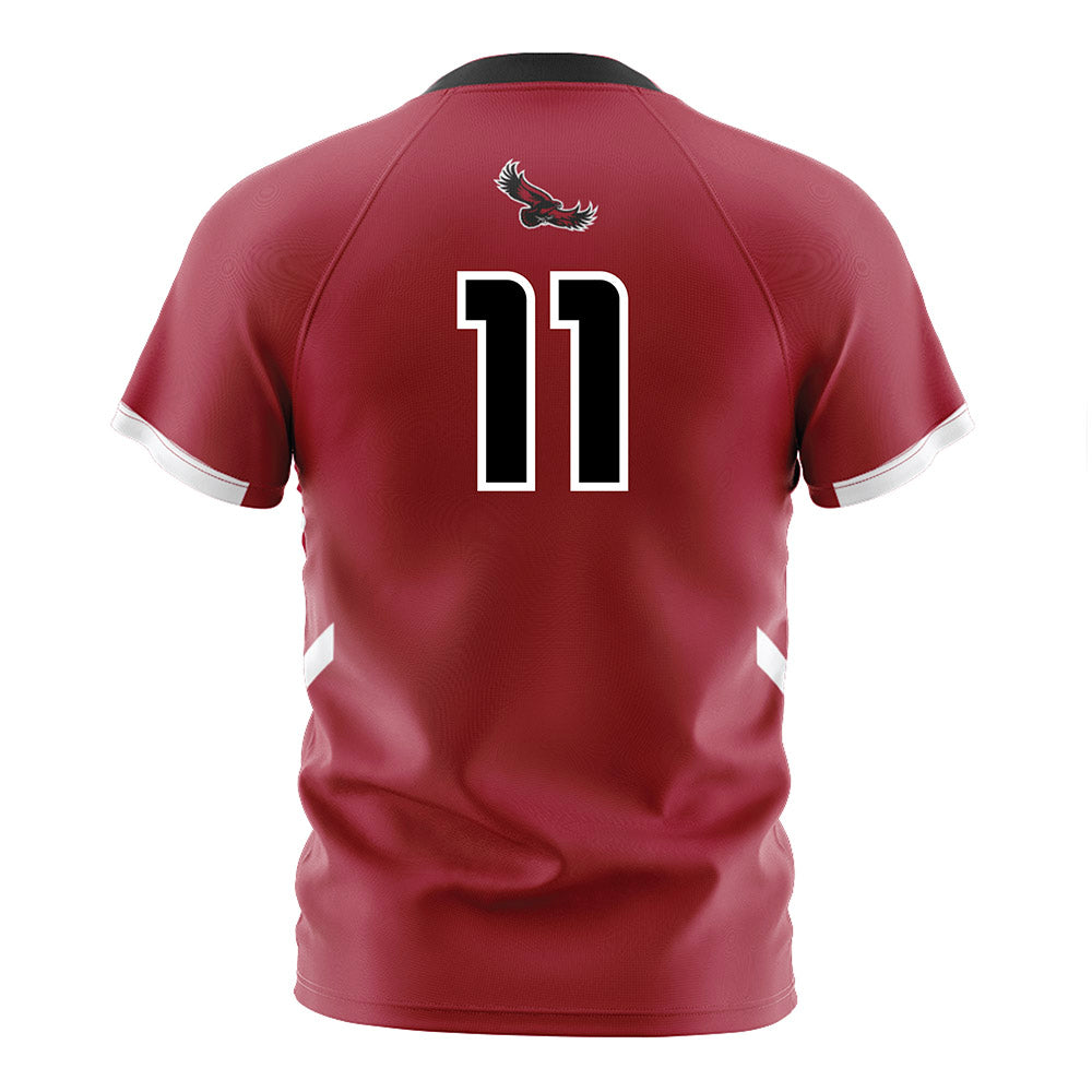 St. Joe's - NCAA Women's Field Hockey : karlie mertz - Red Soccer Jersey-1