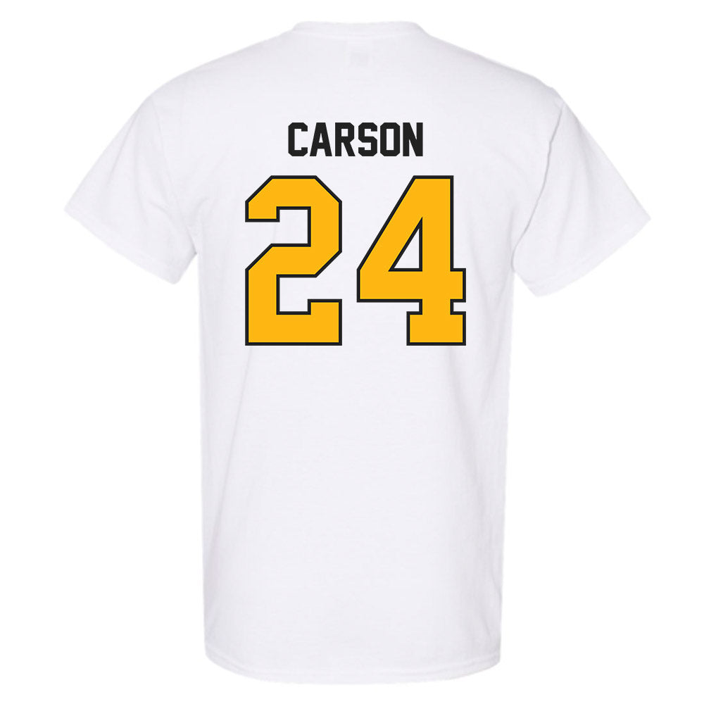 Adelphi - NCAA Men's Basketball : London Carson - Classic Shersey T-Shirt-1
