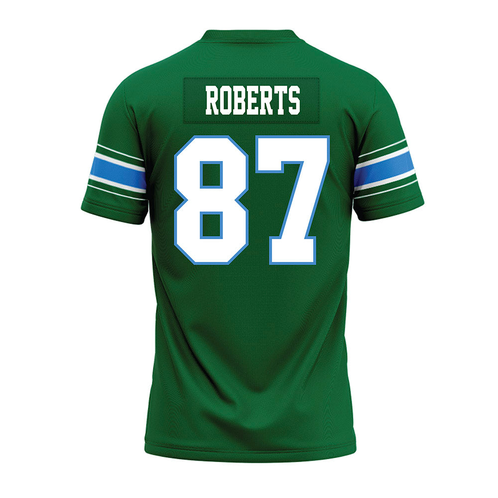 Tulane - NCAA Football : Cameron Roberts - Green Premium Football Jersey-1