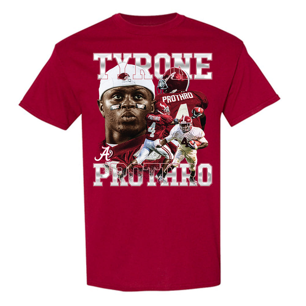 Alabama - Football Alumni : Tyrone Prothro - Player Collage T-Shirt
