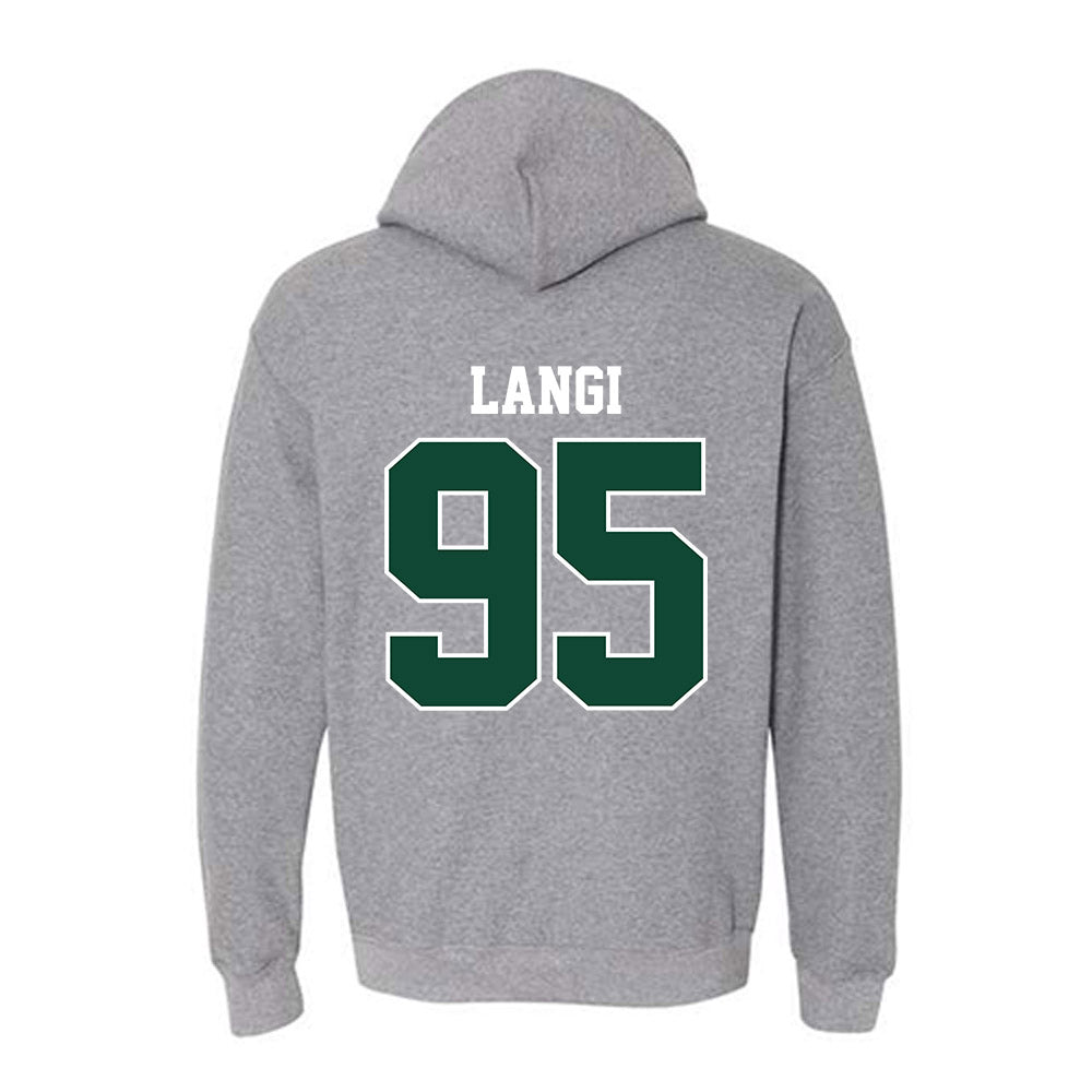 Portland State - NCAA Football : Siaosi Langi - Classic Shersey Hooded Sweatshirt-1