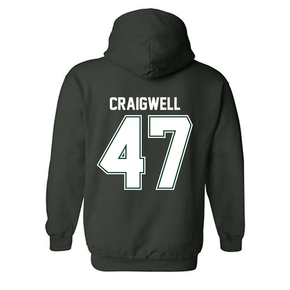 Portland State - NCAA Football : Justin Craigwell - Classic Shersey Hooded Sweatshirt-1